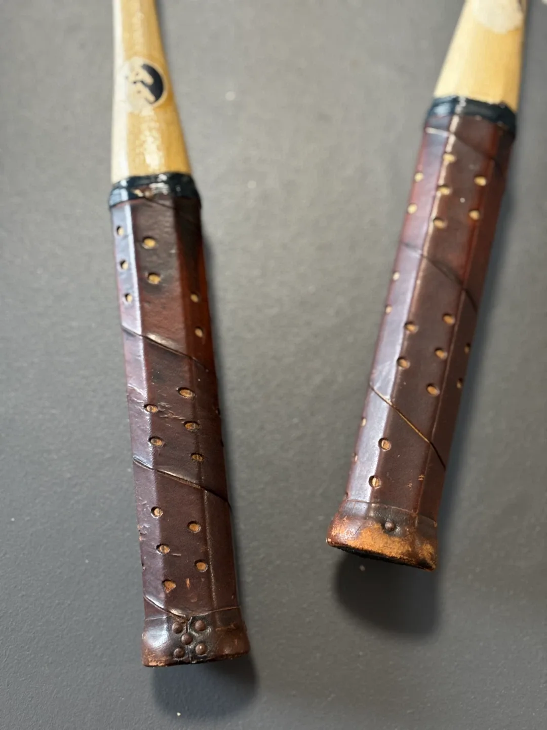 Vintage Blue Monogram Squash Racquets (Pair) image indicator(7)