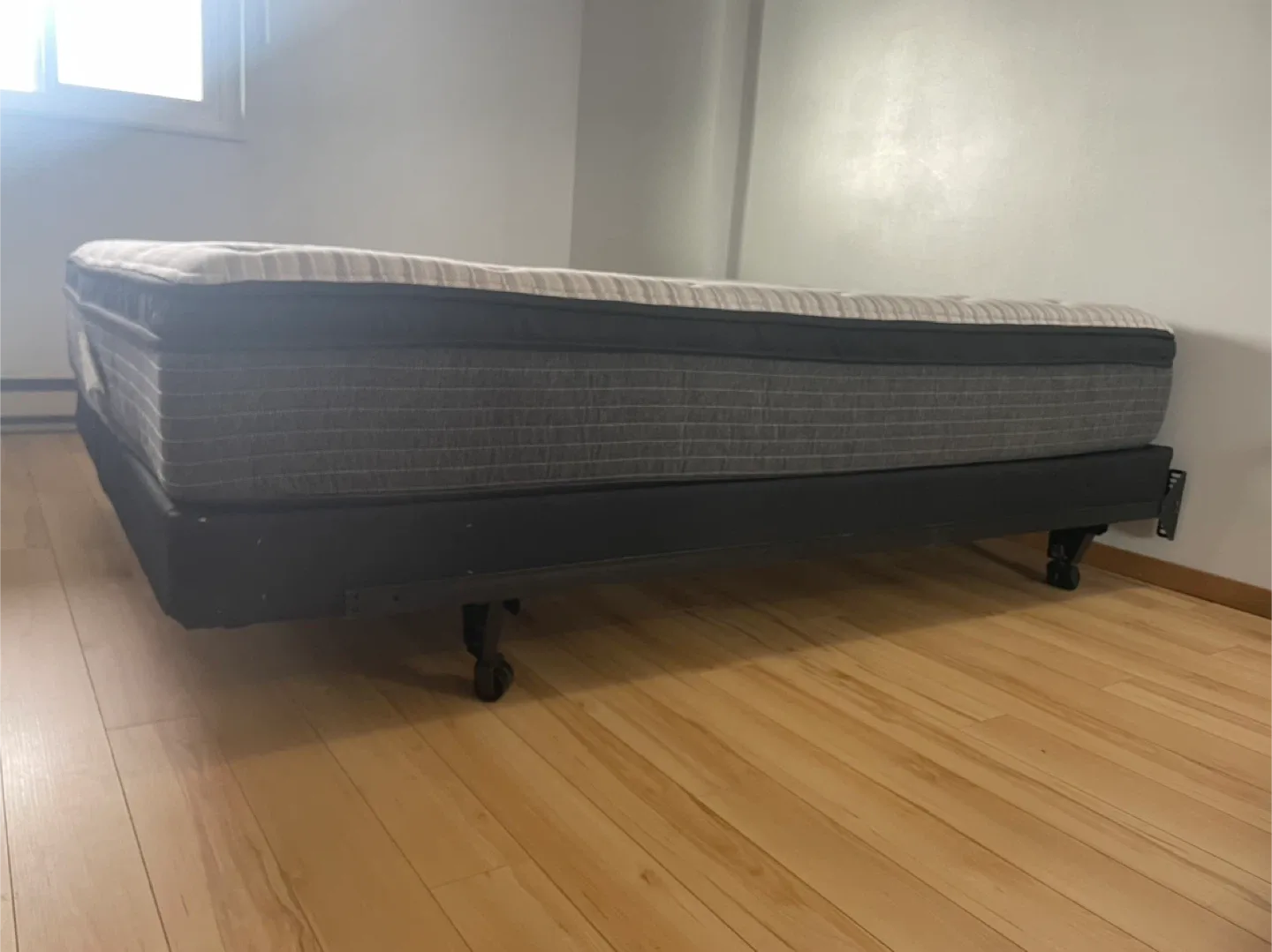 Queen Mattress & Box Spring & Frame & Protector Pad image indicator(3)