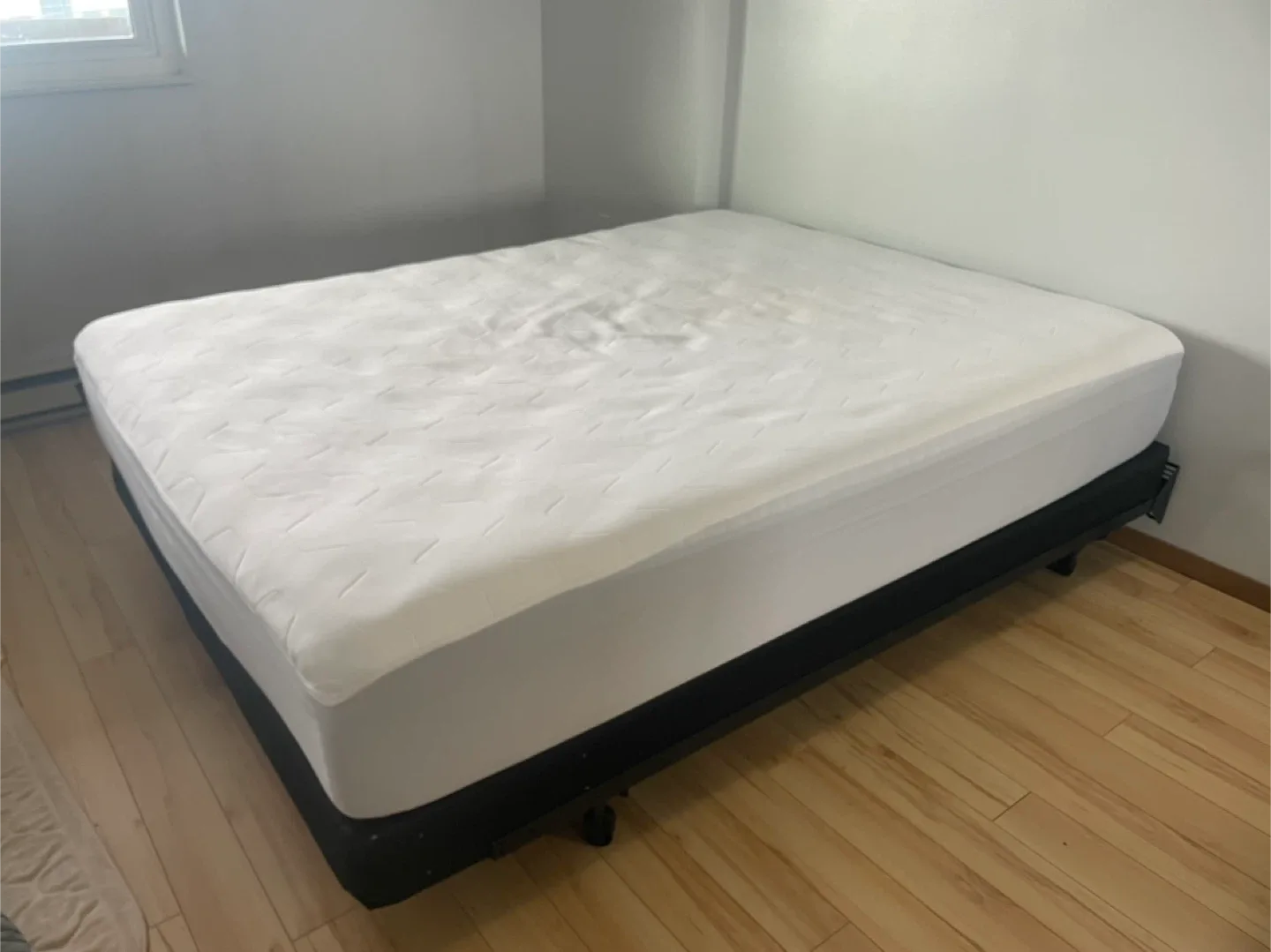 Queen Mattress & Box Spring & Frame & Protector Pad image indicator(2)