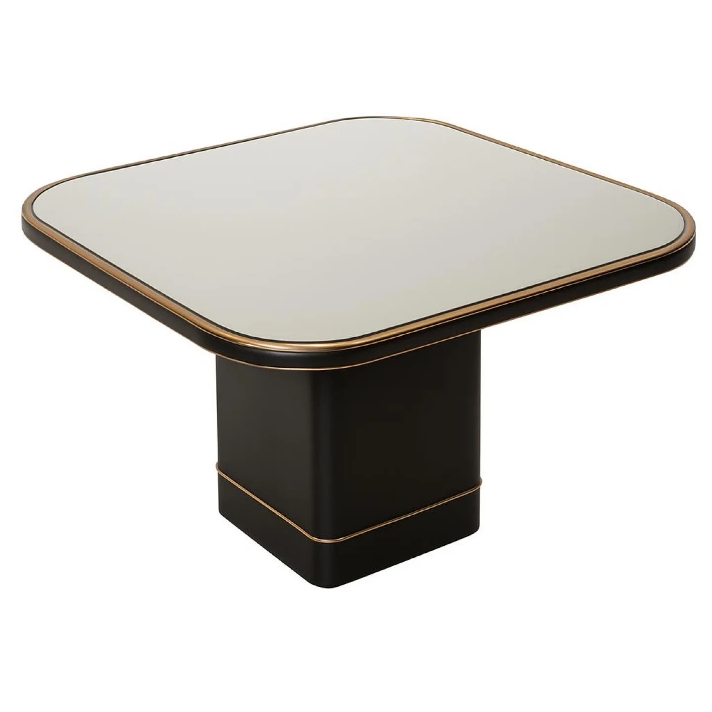 Black & Gold Accent Table vintage