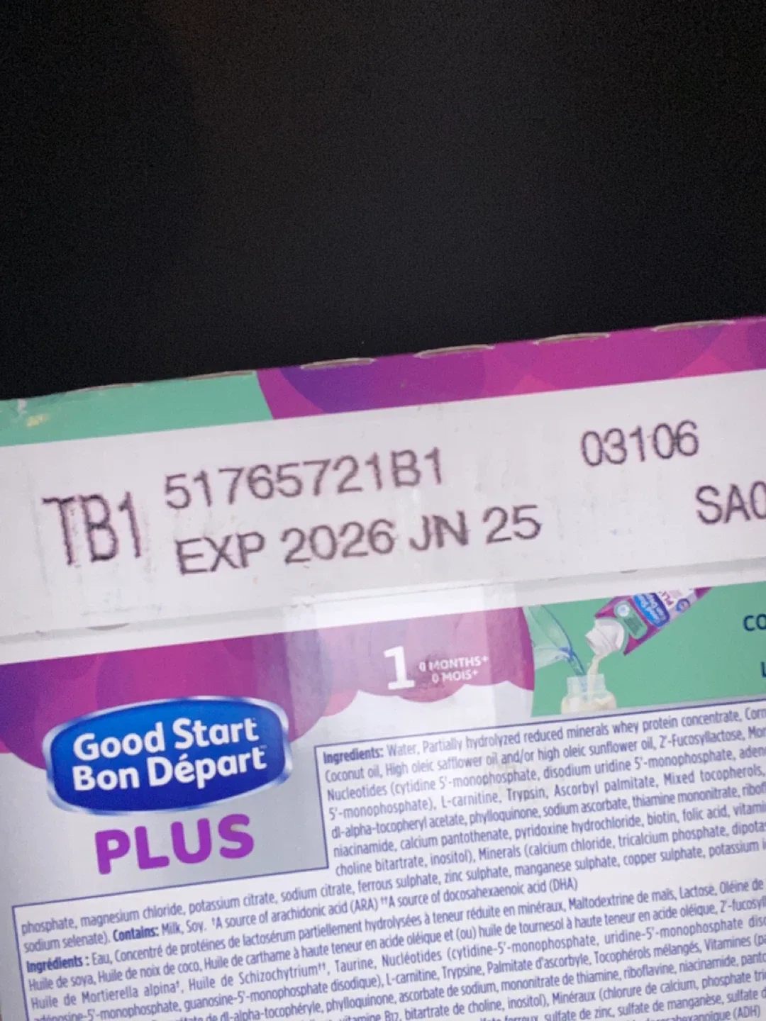 Good Start Bon Départ Plus Baby Formula