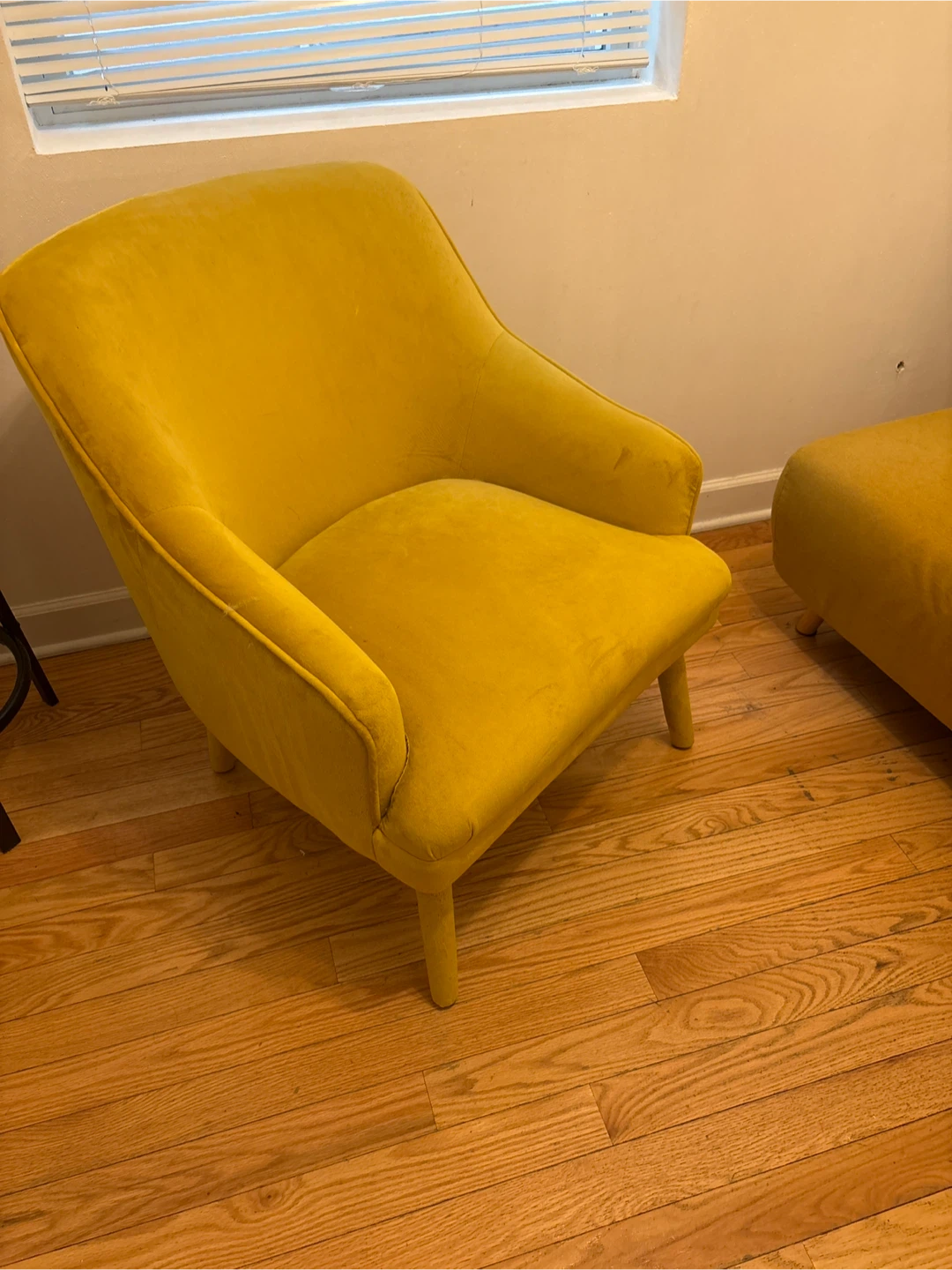3 Yellow / mustard color chairs 2 of them fold out to  beds - photo 2