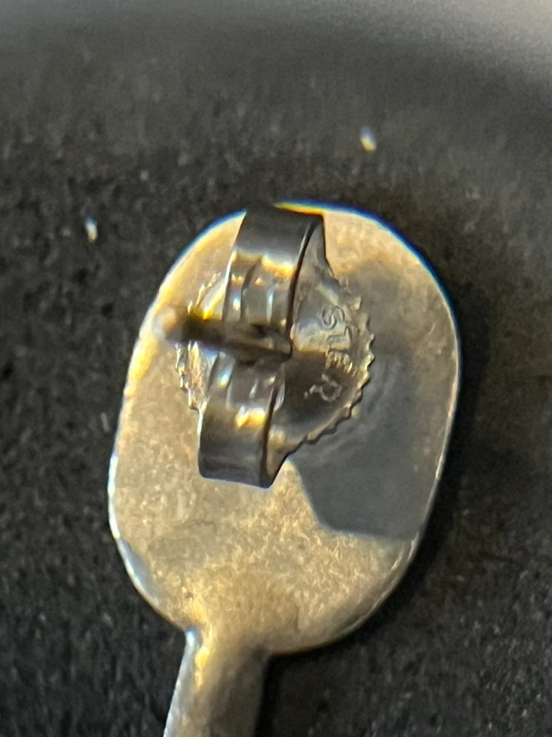 Vintage Sterling Silver Leaf Dangle Earrings image indicator(5)