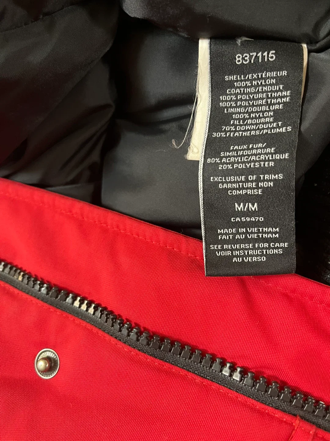 Ecko Unltd. Red Down/Duvet Jacket Men Size M image indicator(6)