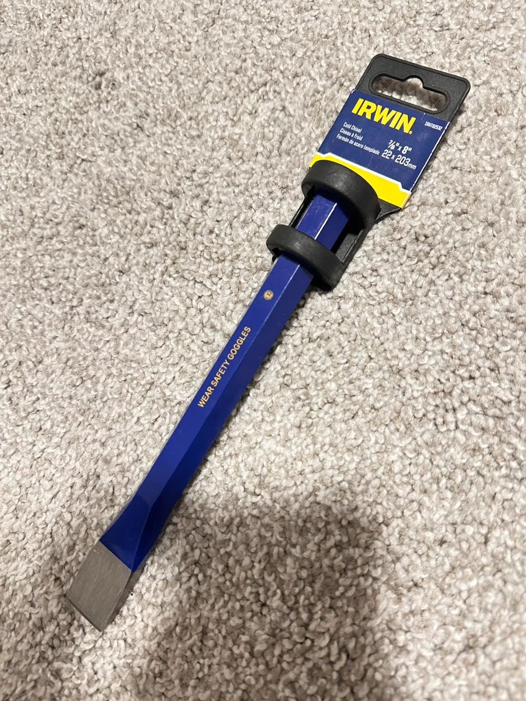 IRWIN COLD CHISEL 7/8” x 8” (22x203mm)