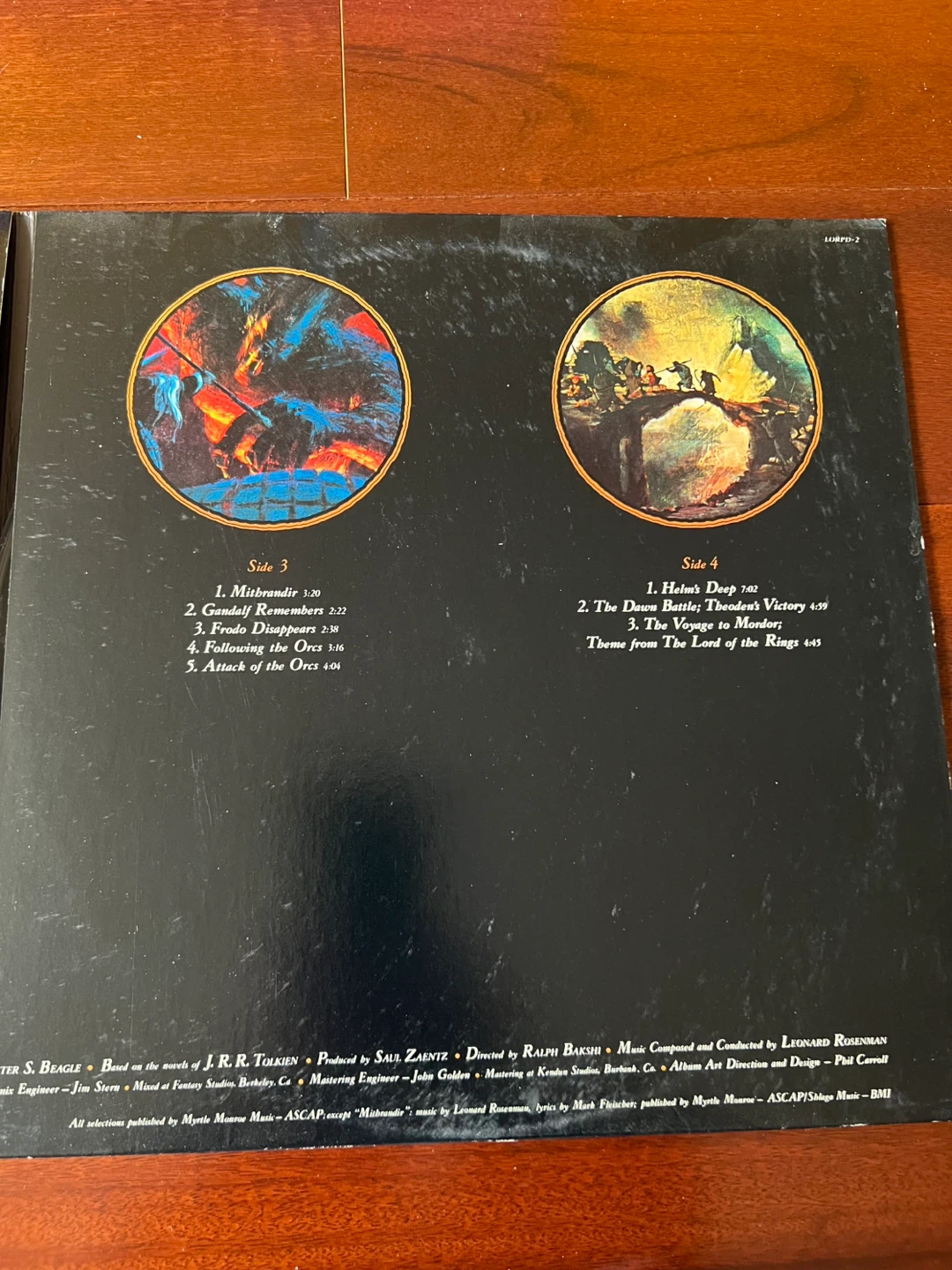 Lord of the Rings Picture Disc Edition Vinyl - photo 3