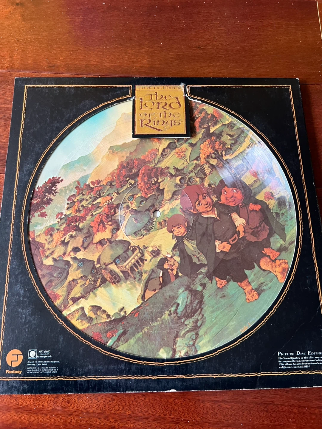 Lord of the Rings Picture Disc Edition Vinyl