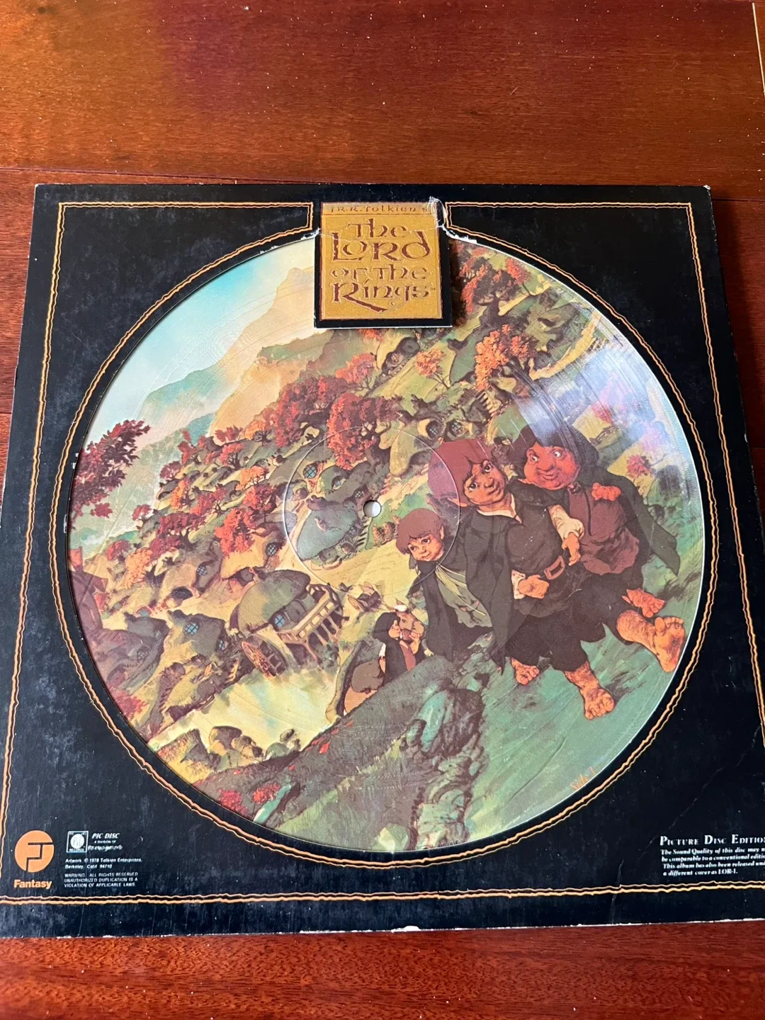 Lord of the Rings Picture Disc Edition Vinyl