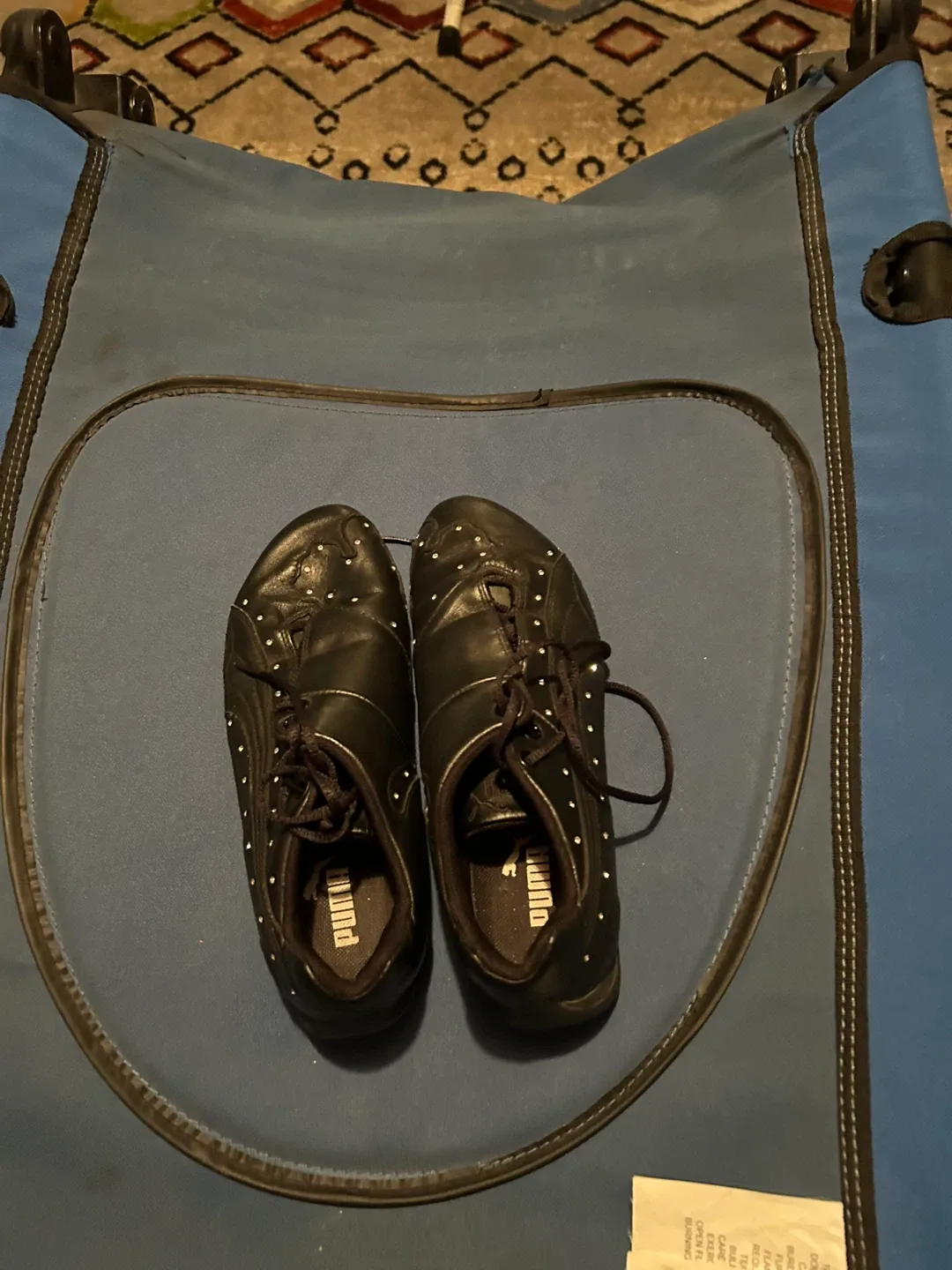 Puma Black Leather Shoes image indicator(6)