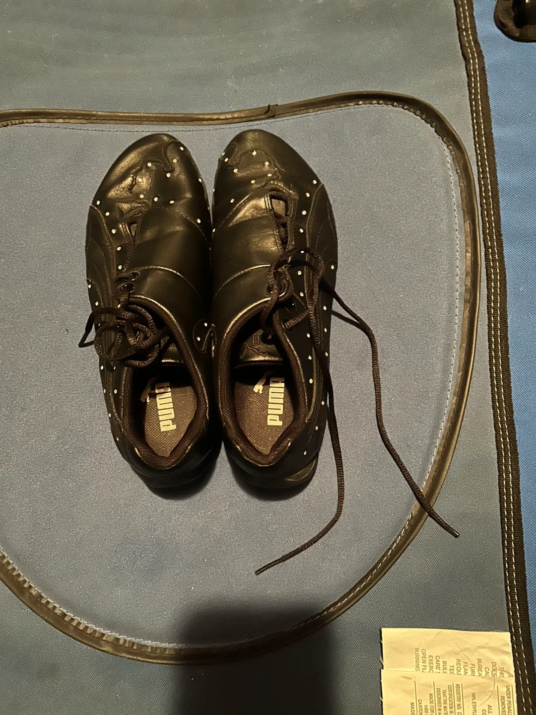 Puma Black Leather Shoes image indicator(2)