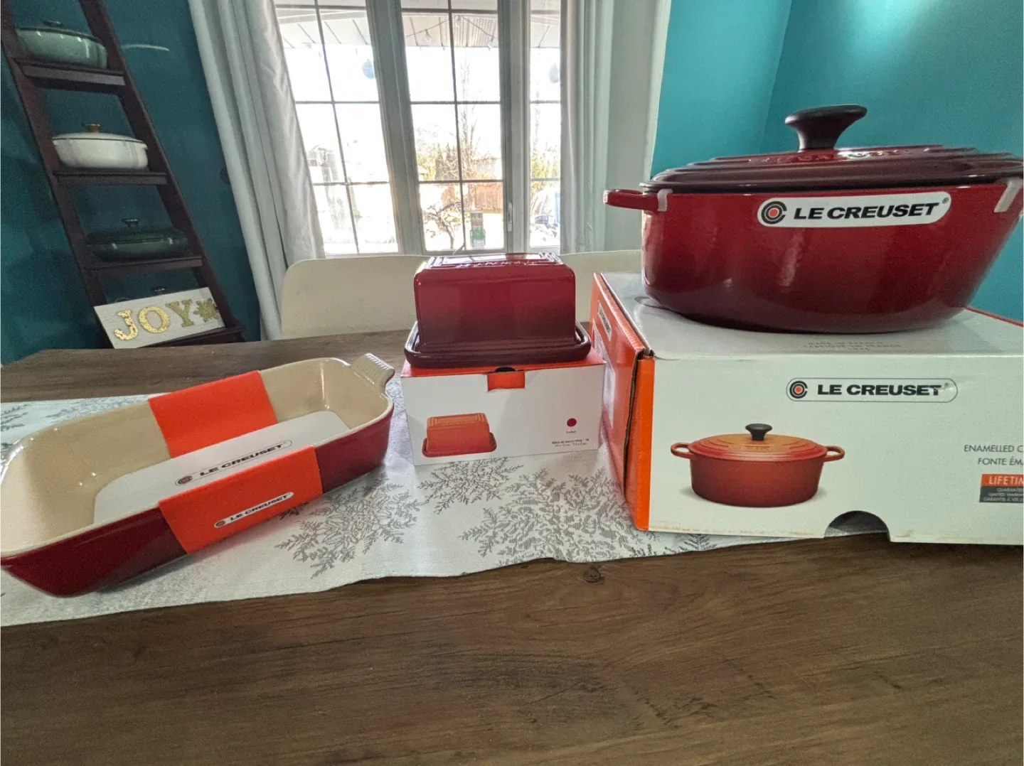 Le Creuset Cocotte Oval Signature & Rectangular Dish