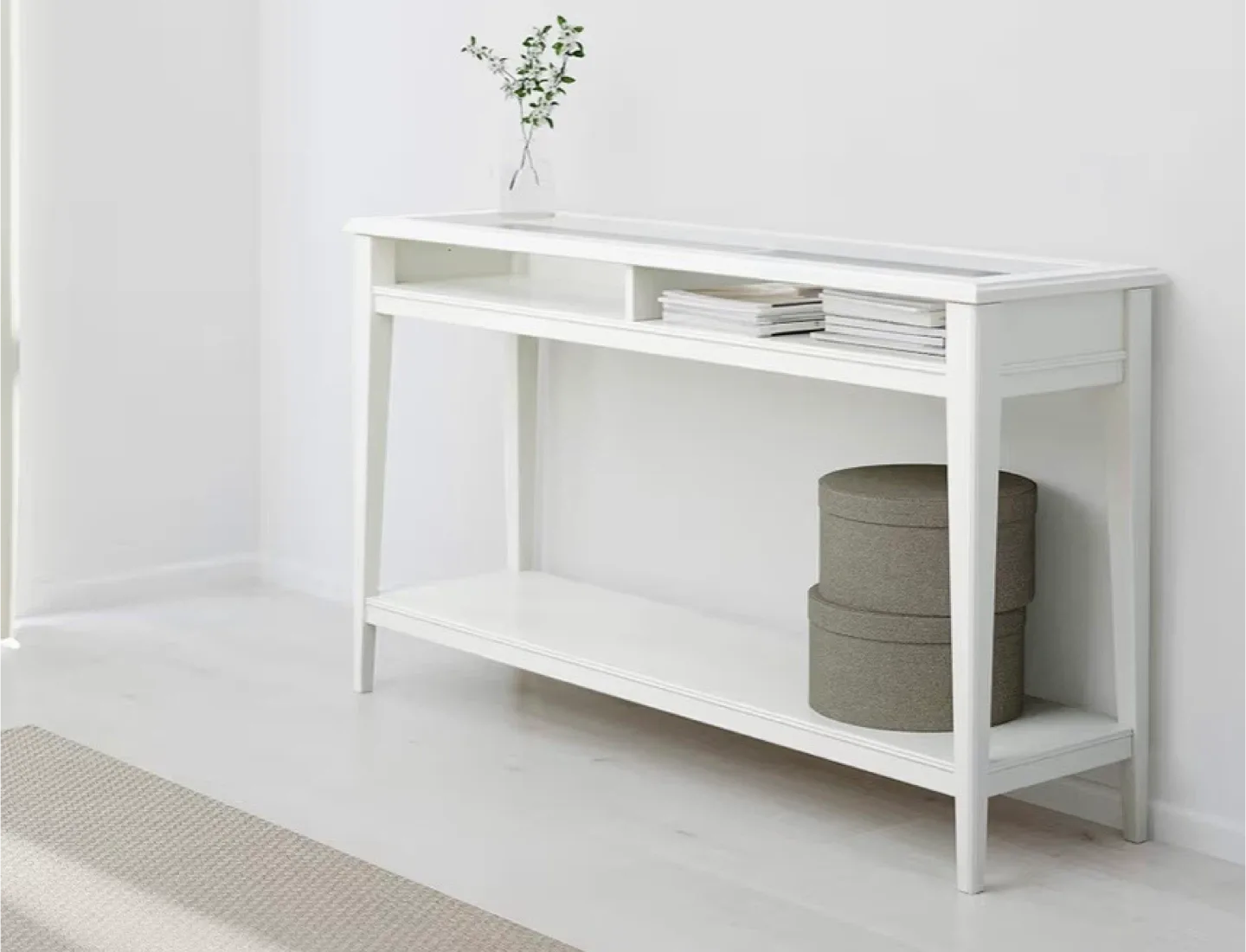 White Console Table