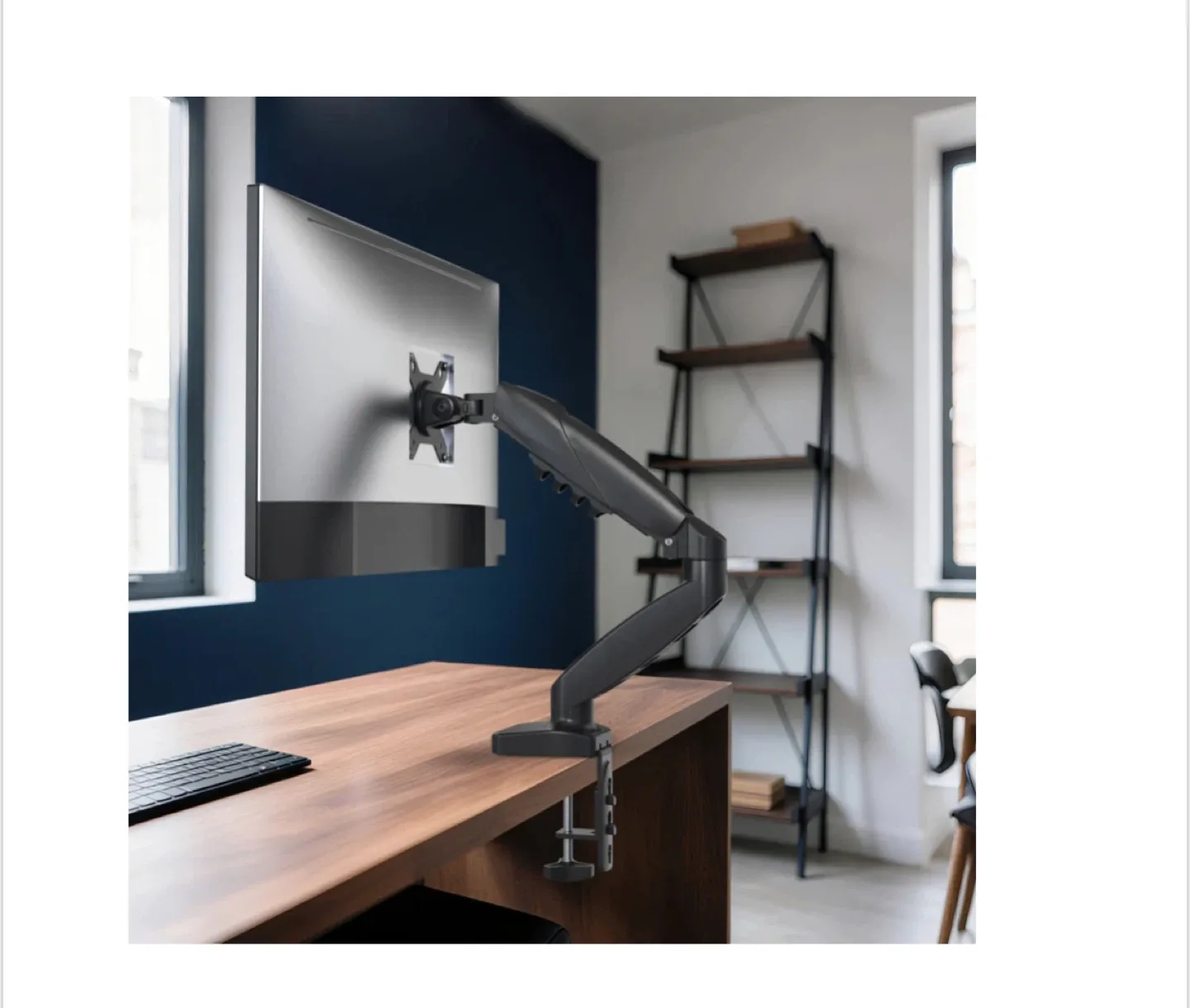 Black - Single Monitor Arm -3 available. image indicator(7)