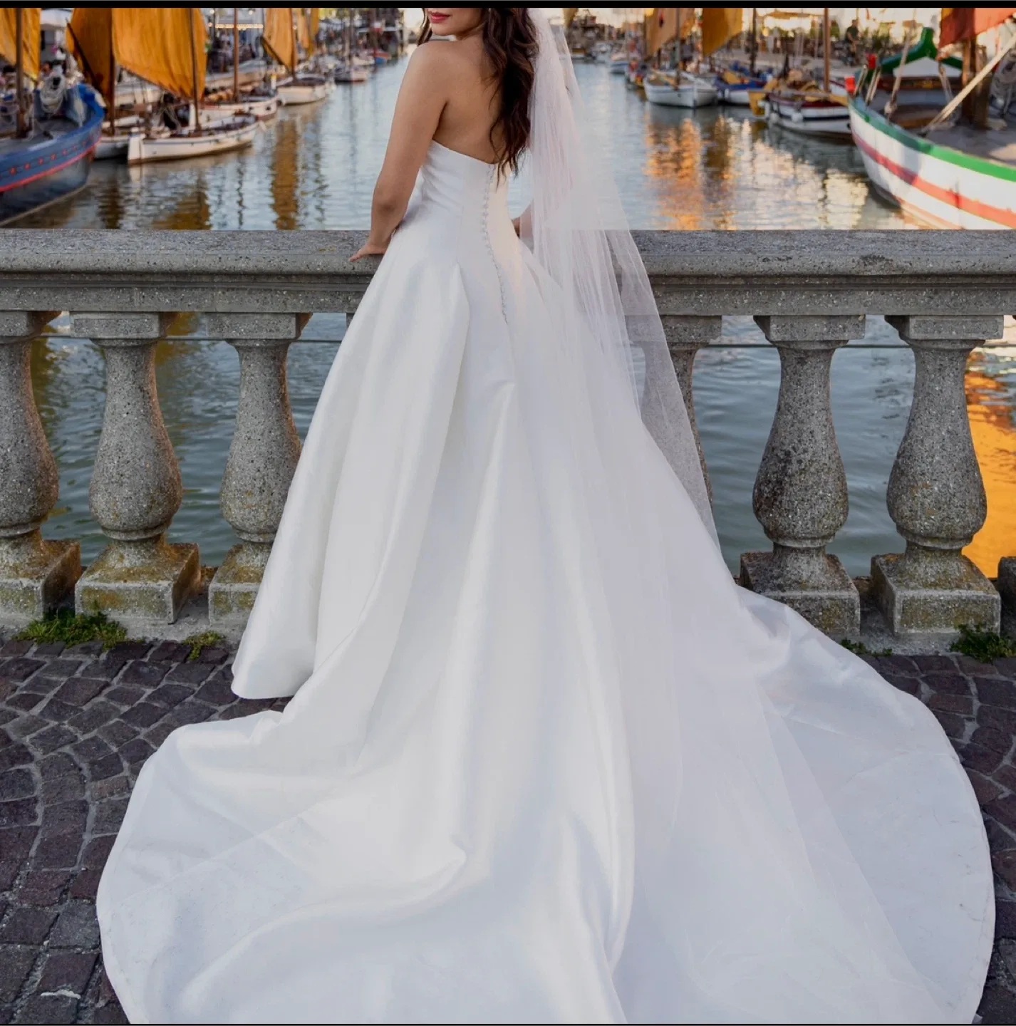 Pronovias “Jory” Wedding Gown  size 4/6 image indicator(4)