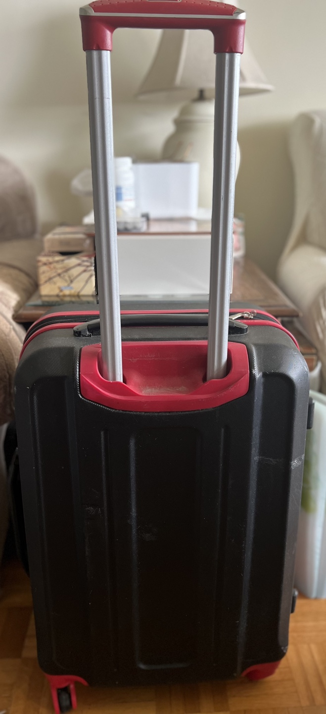 Olympia Rolling Suitcase - Black & Red-23” - photo 2