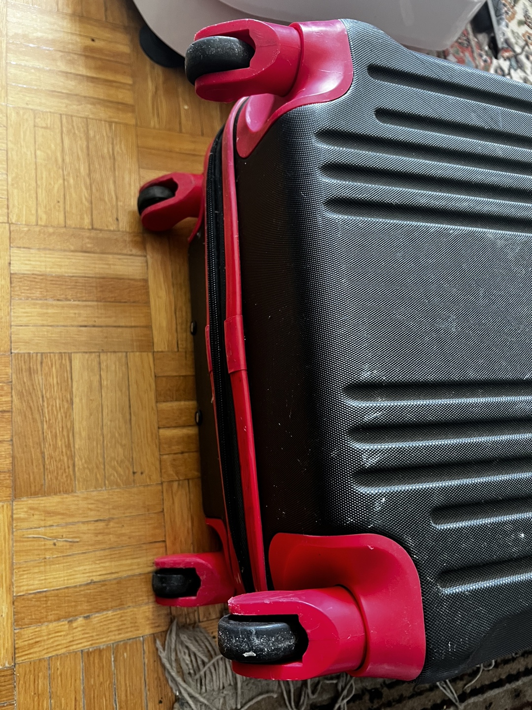 Olympia Rolling Suitcase - Black & Red-23” - photo 3
