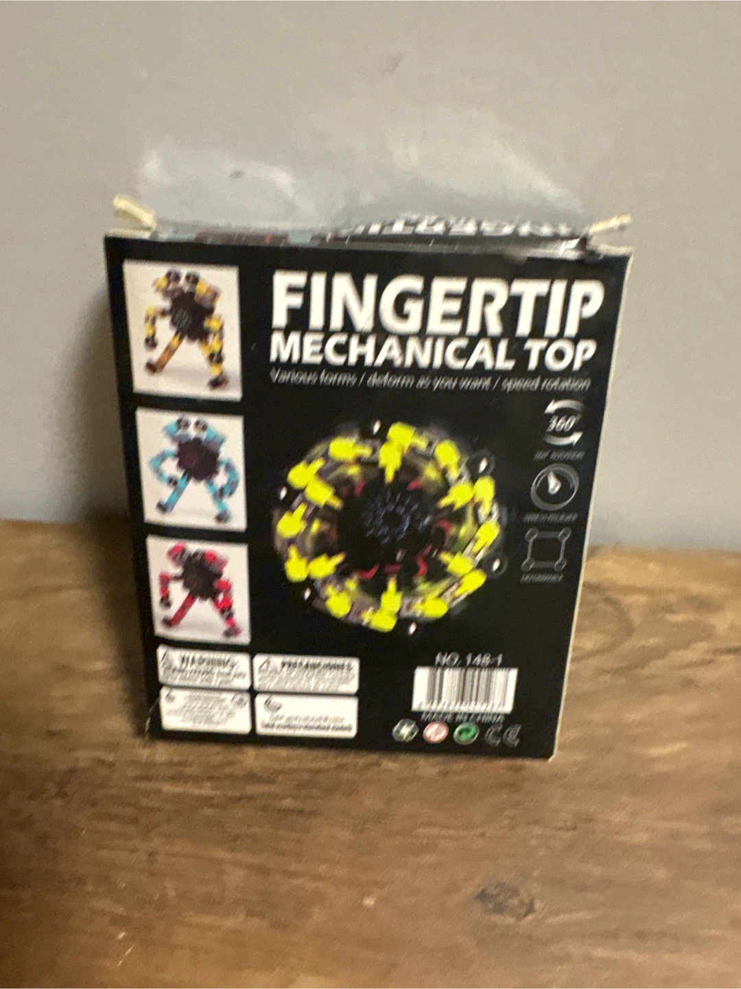 Fingertip Mechanical Top Spinner Toy, New - photo 2