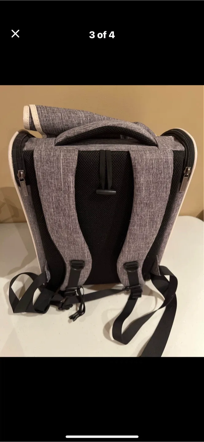 Texsens Pet Carrier Backpack - Grey image indicator(3)