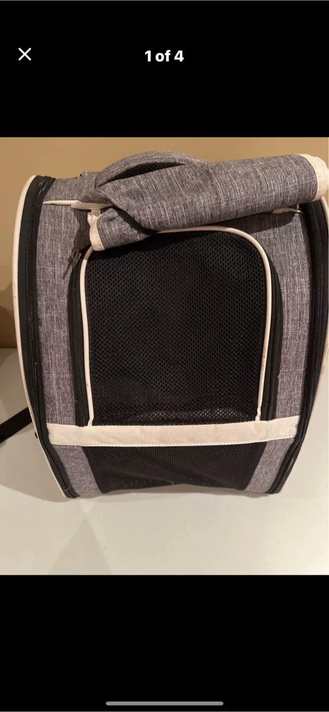 Texsens Pet Carrier Backpack - Grey