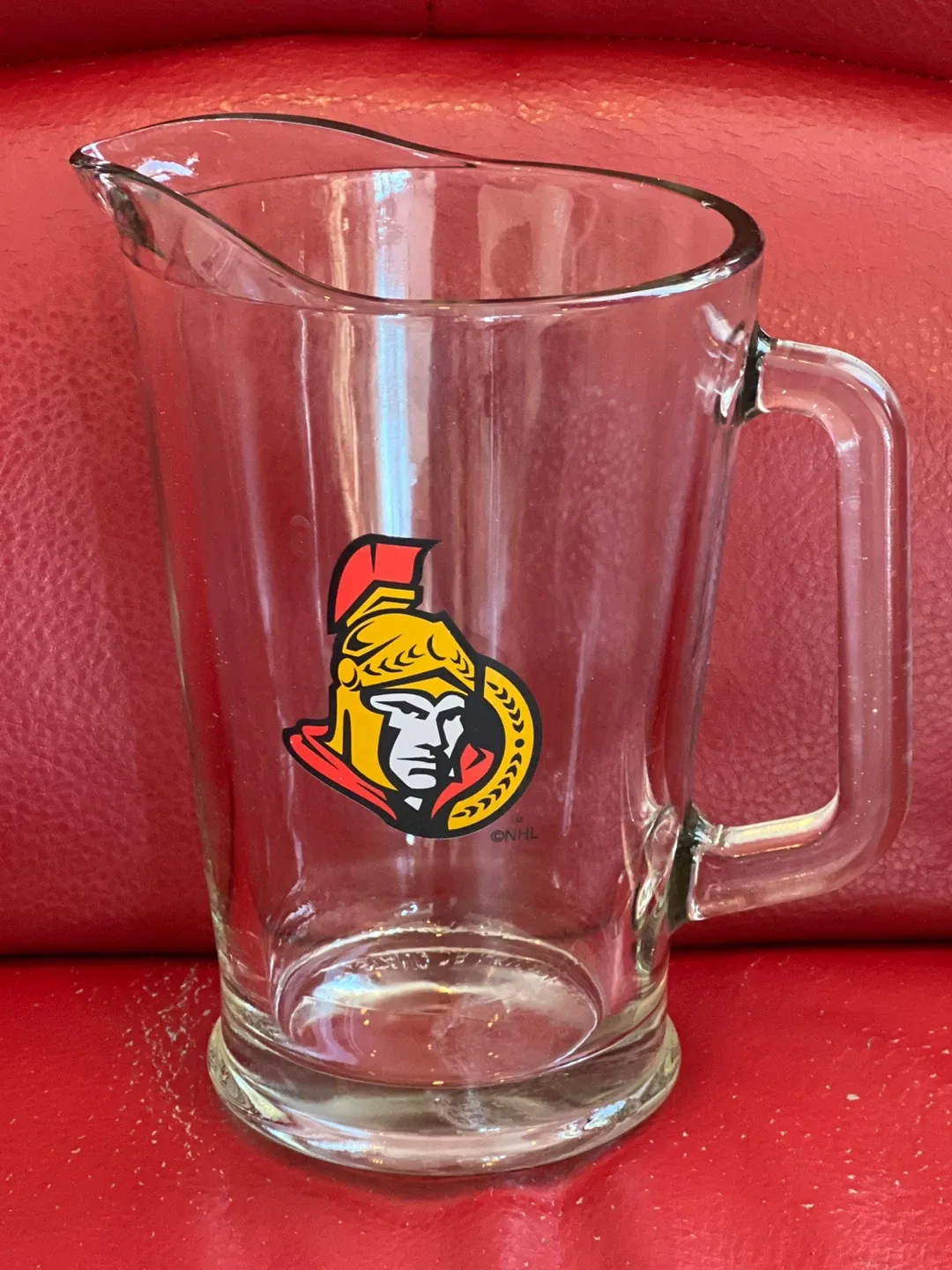 Ottawa Senators NHL Glass Pitcher