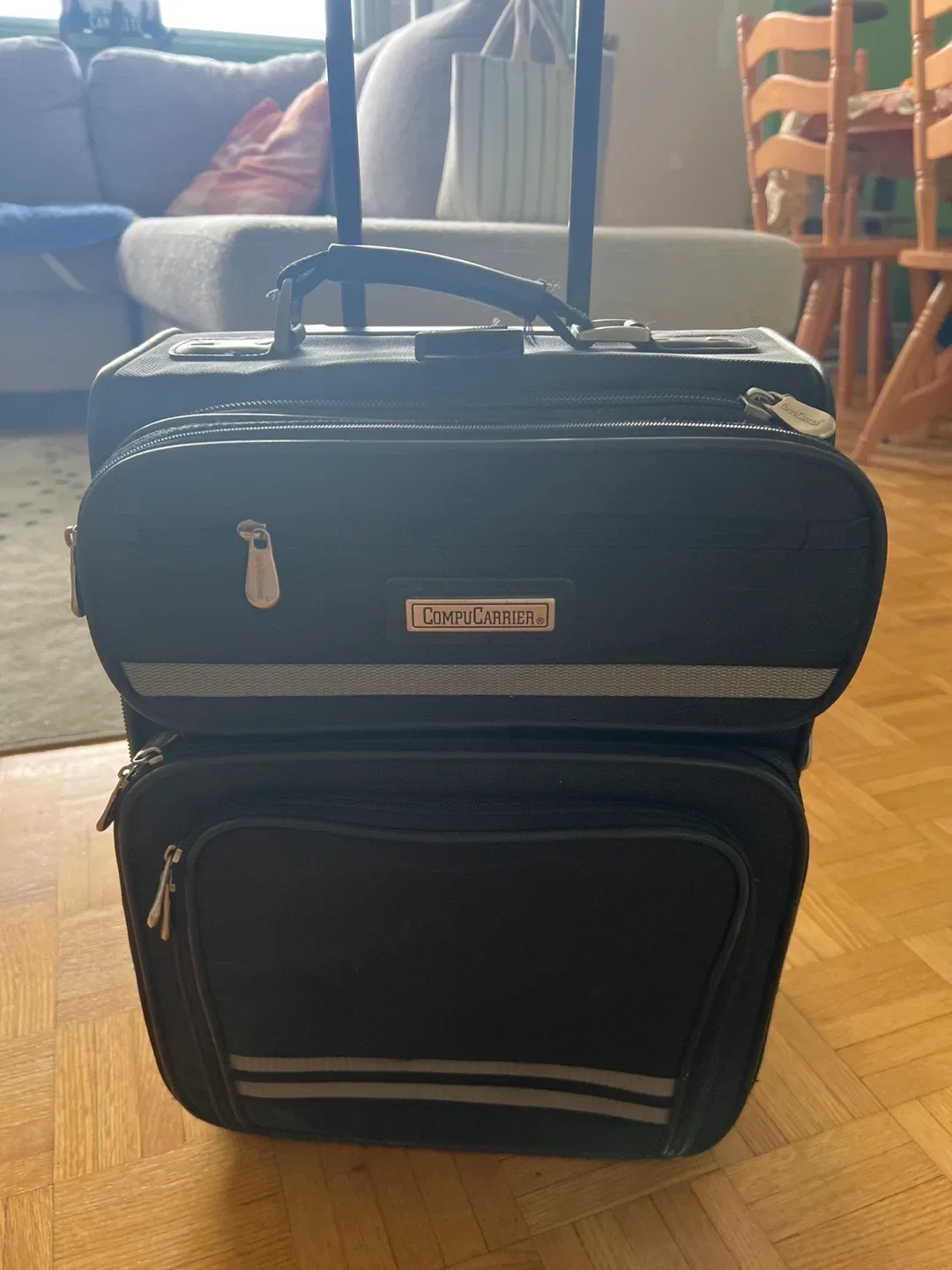 Compu-Carrier Rolling Suitcase - Black