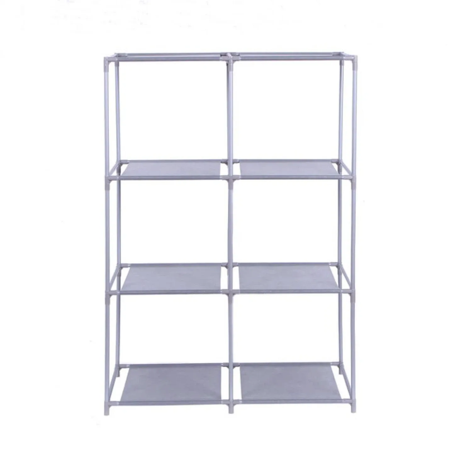 Grey 6-Cube Storage Shelf