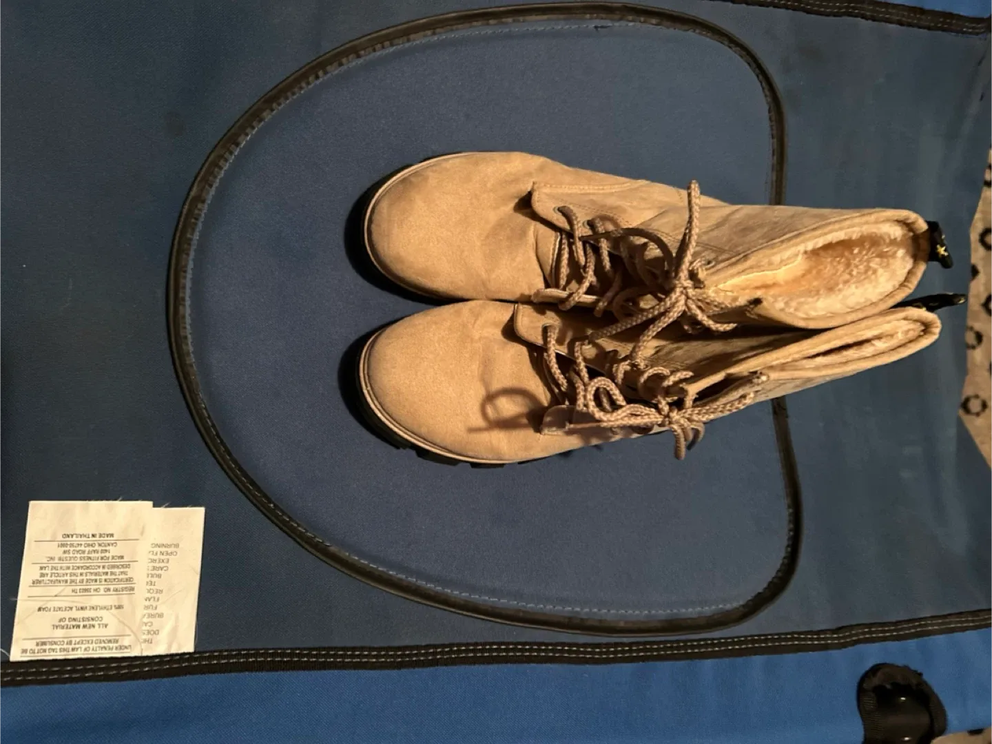 Fashon Tan Lace-Up Boots image indicator(2)