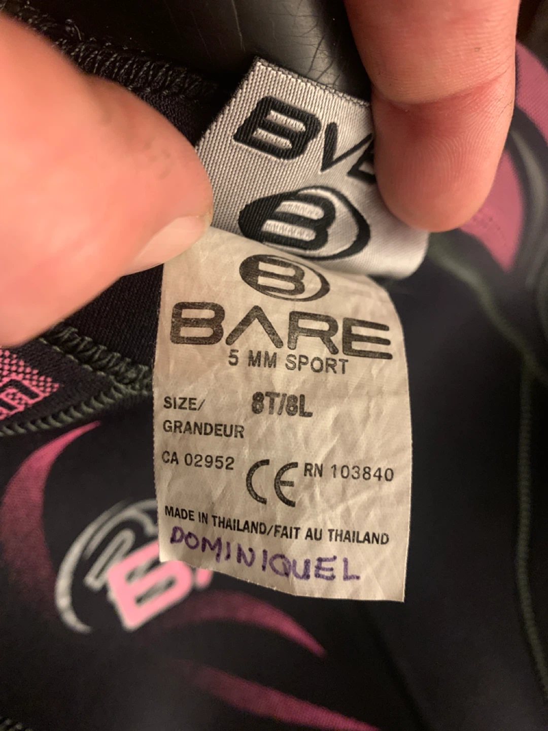 Bare 5mm Sport Wetsuit Size 8T/8L - photo 2