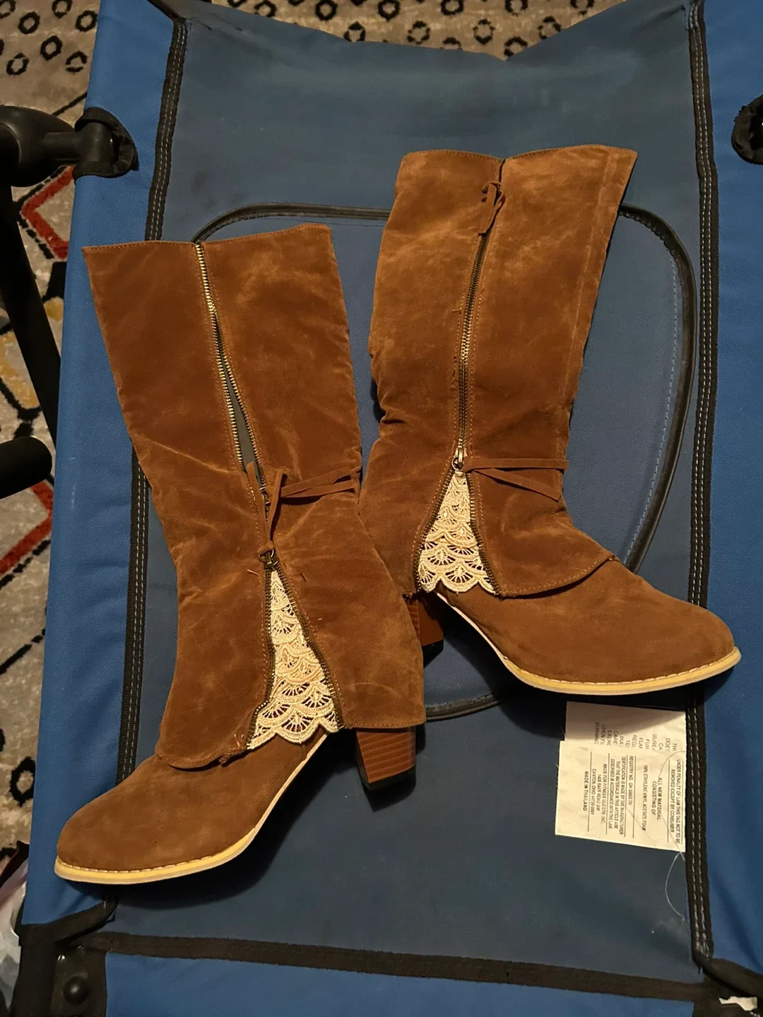 Brown Knee High Boots image indicator(4)