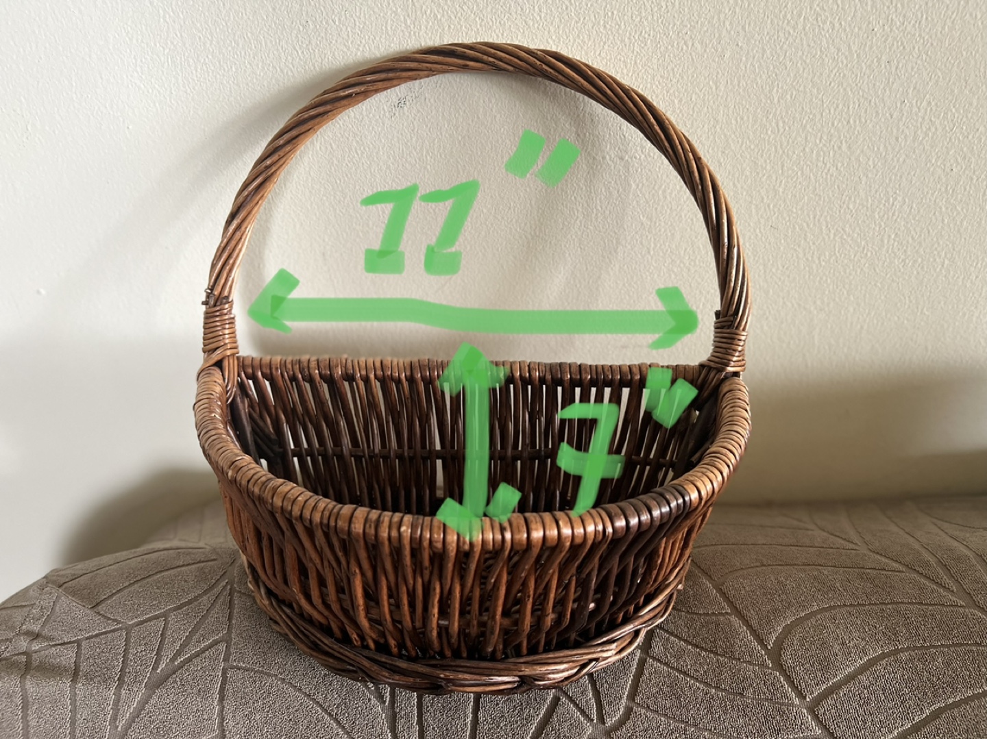 Wicker Basket - 11" x 7"