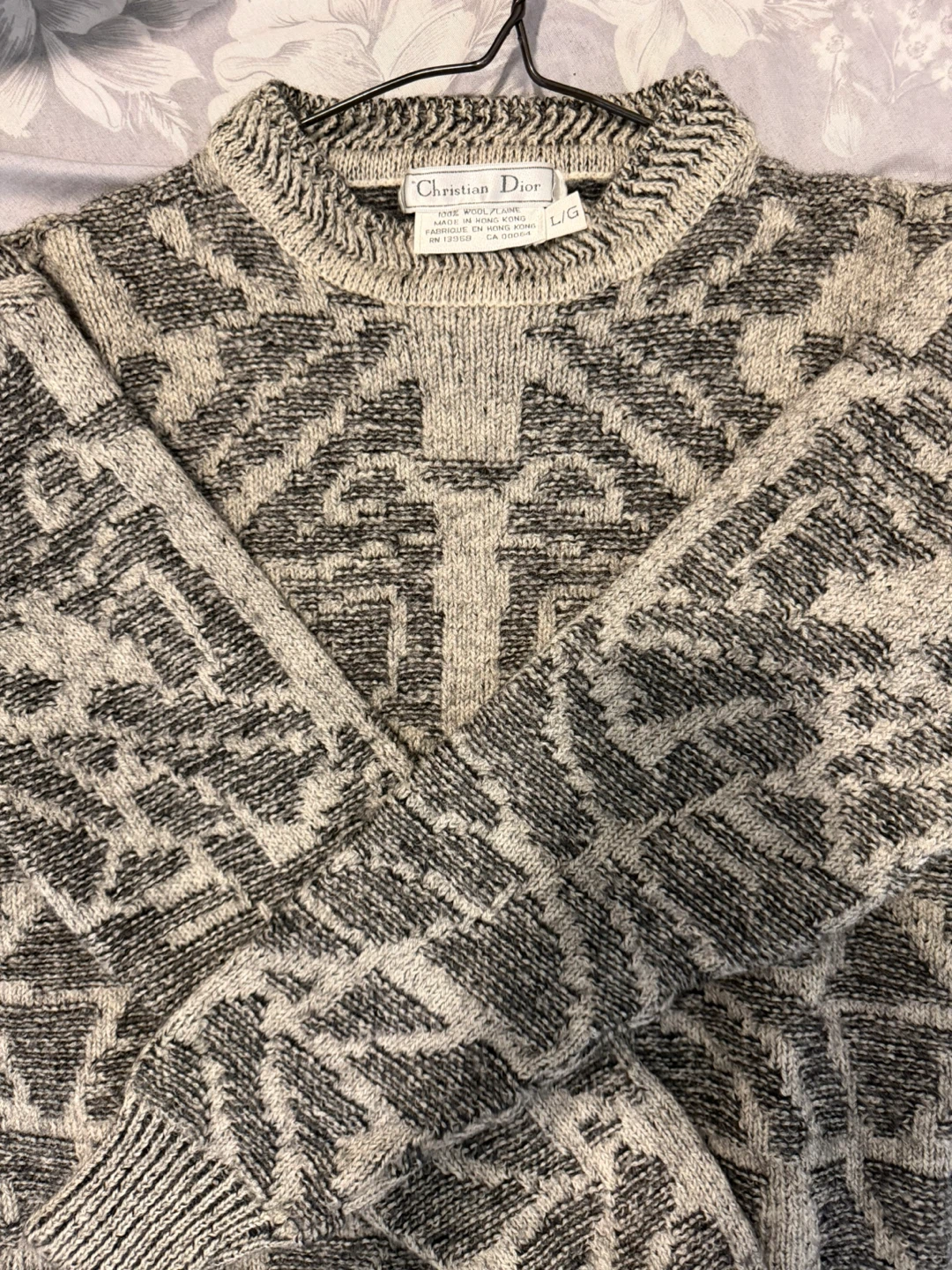 Christian Dior Vintage Wool Sweater - Size L/G - photo 2