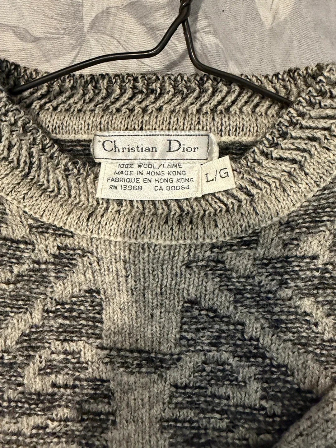 Christian Dior Vintage Wool Sweater - Size L/G