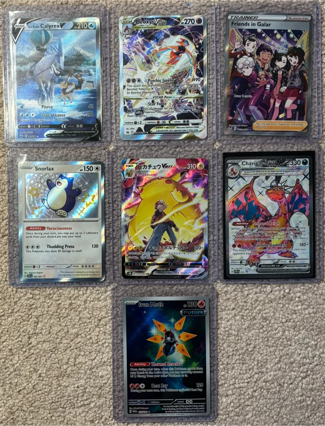Pokemon Singles (Full arts, Promos, Illustration Rares)