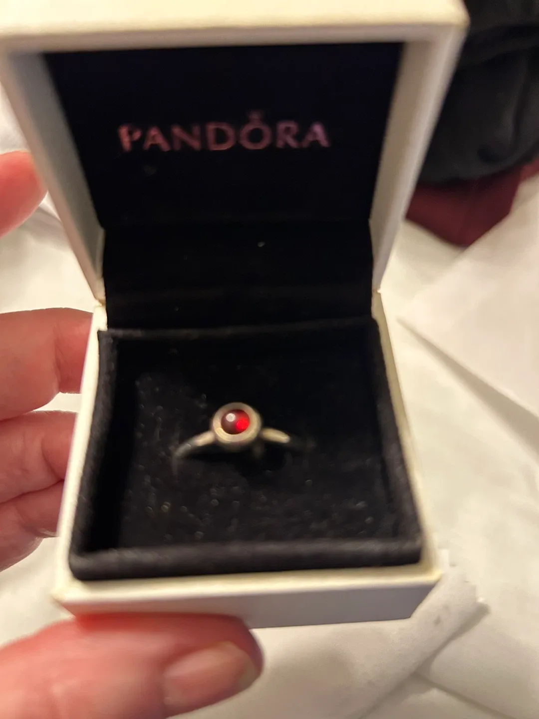 #clearout pandora ring size 7 in original box