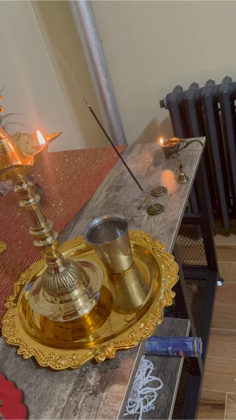 Hindu Pooja Thali Set