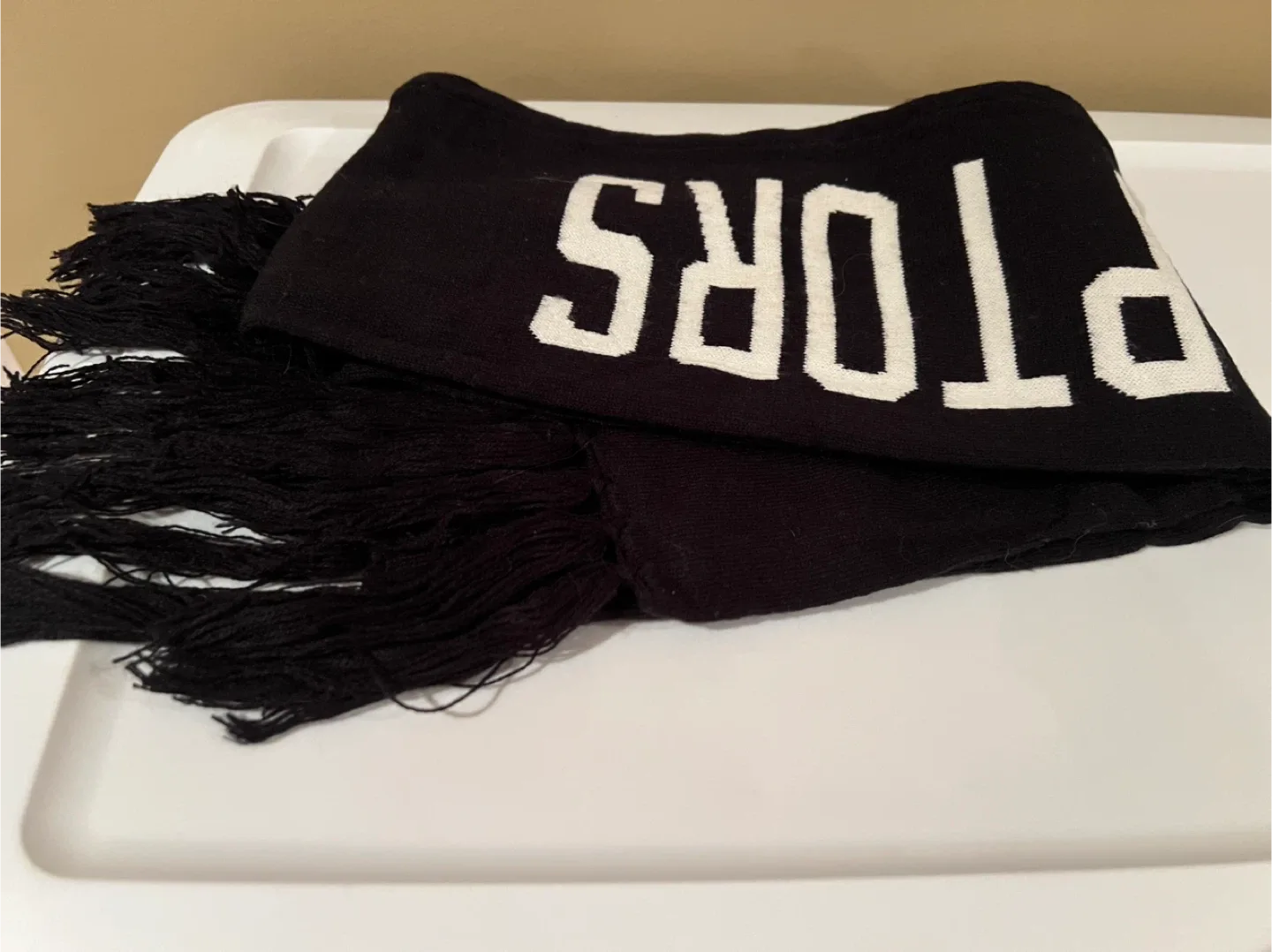 Toronto Raptors Scarf - Black image indicator(3)