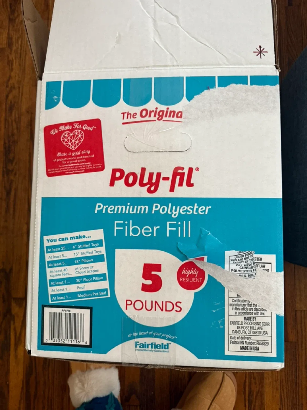 Poly-fil Premium Polyester Fiber Fill - 5 Pounds image indicator(2)