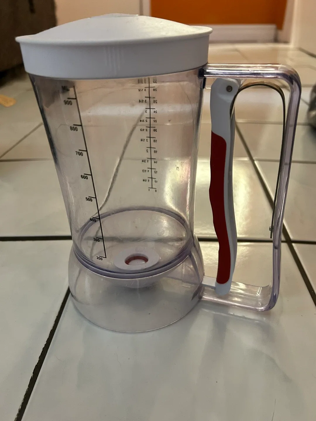 Pancake mix dispenser #cleanout