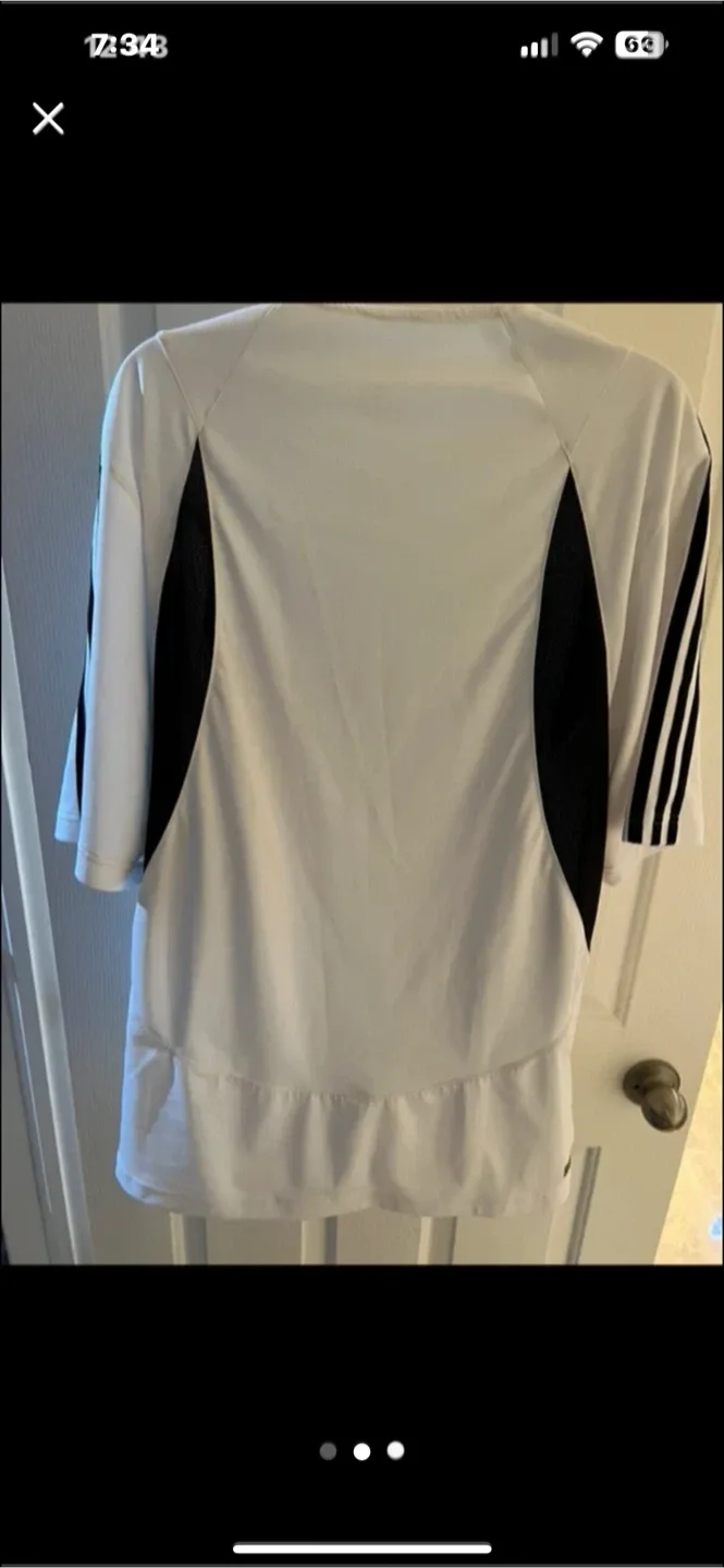 Adidas White & Black T-Shirt image indicator(2)