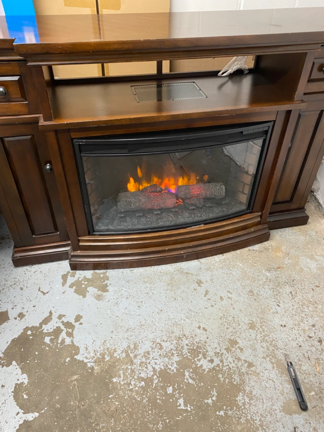 Electric Fireplace TV Stand - photo 2