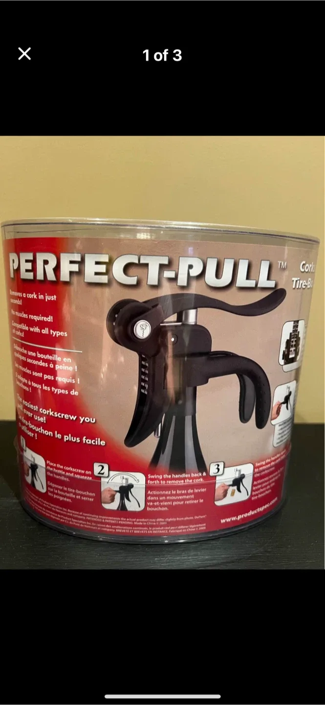 Perfect-Pull Corkscrew Tire-Bouchon