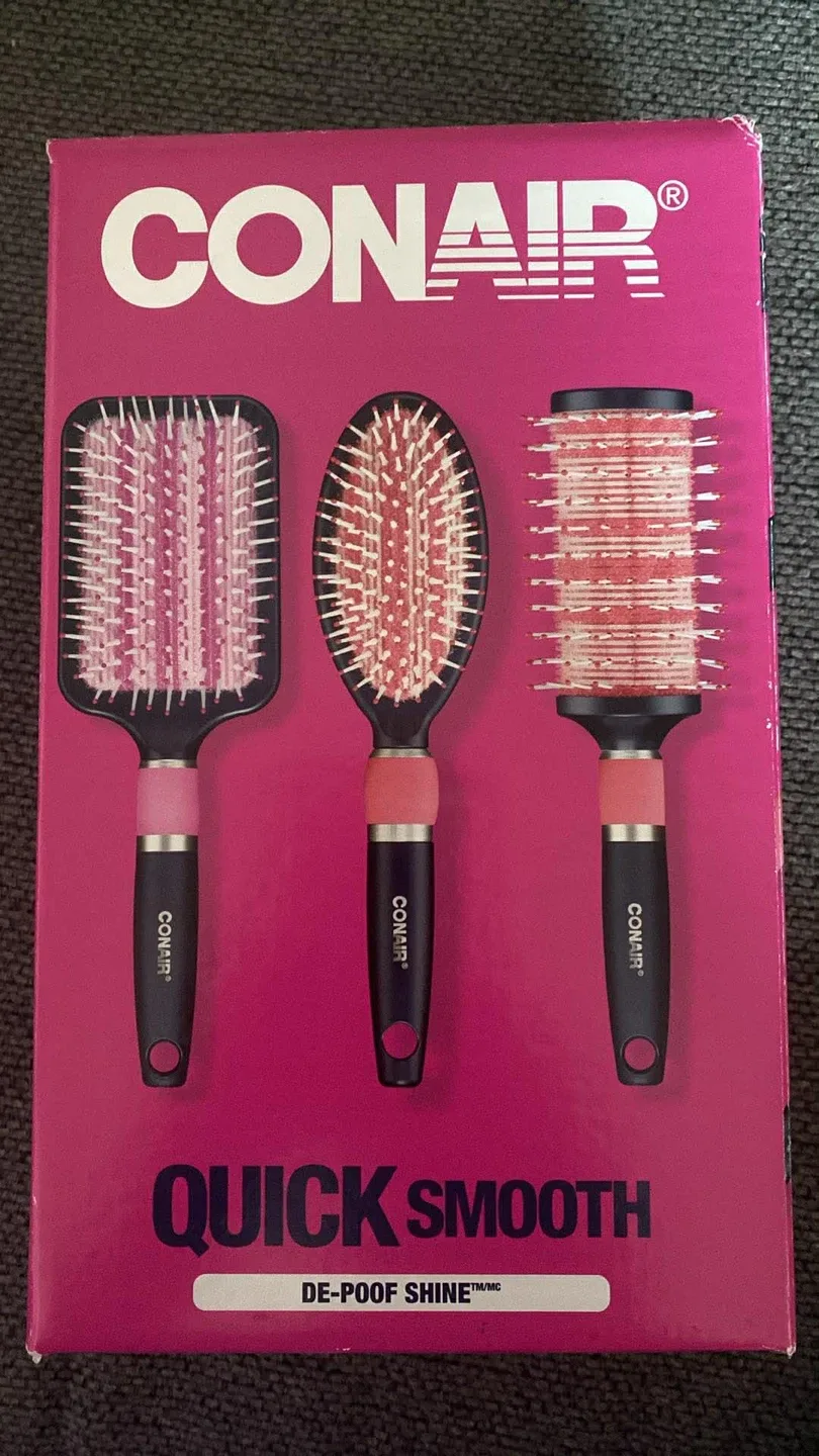 Conair Quick Smooth Brush Set - New in Box!