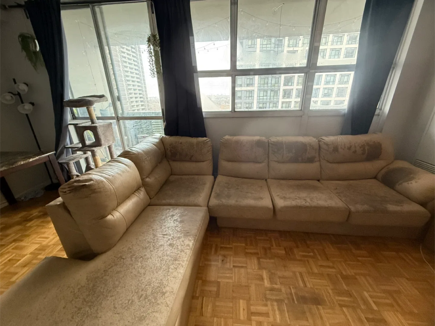 Beige Sectional Sofa