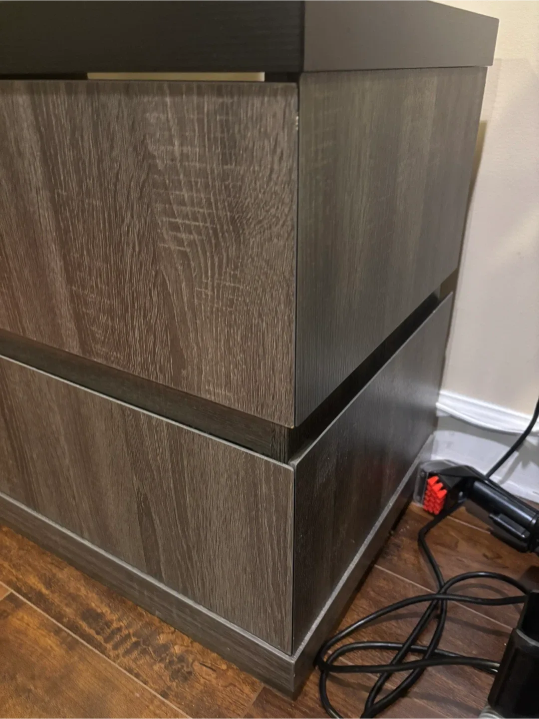 TV Stand with Drawers - Dark Wood Finish image indicator(4)