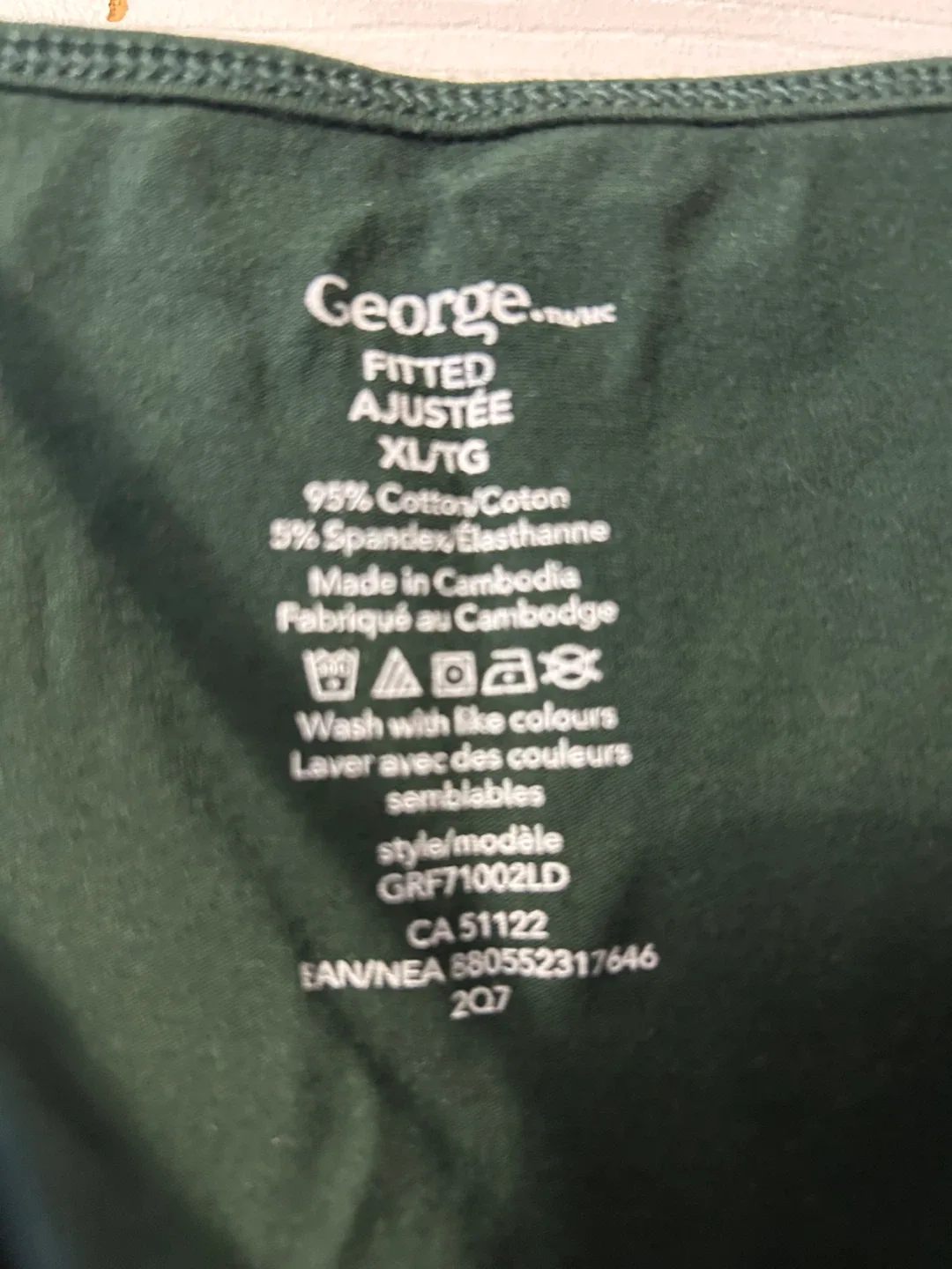 George Fitted Tank Top - XL/TG