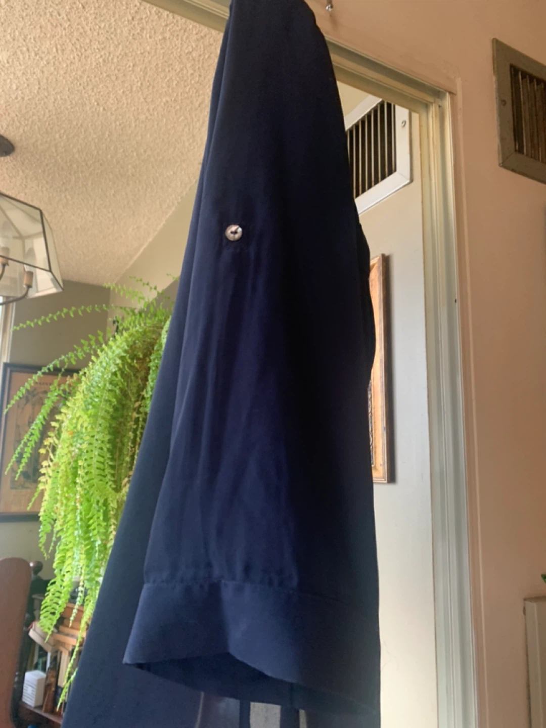 H&M Navy Blouse #CLEANOUT - photo 4