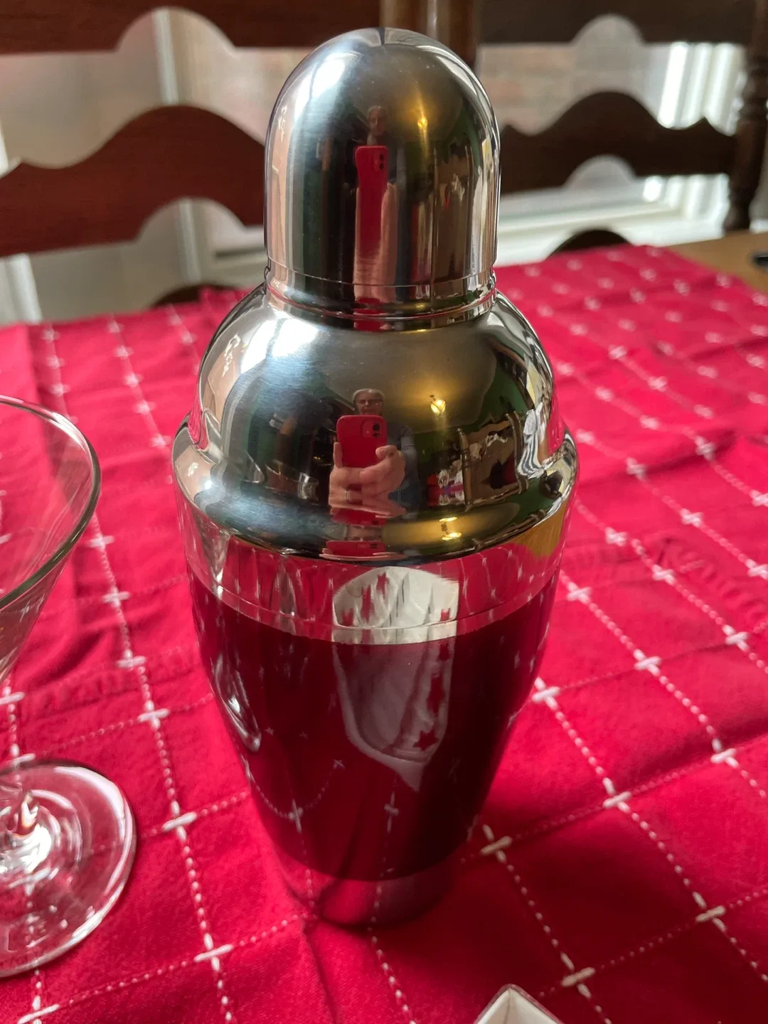 Cocktail Shaker Set with 2 Martini Glasses & New Picks #Cleanout image indicator(3)