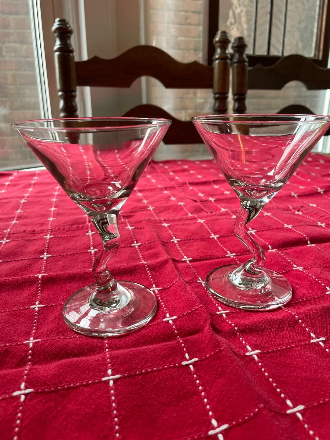 Cocktail Shaker Set with 2 Martini Glasses & New Picks #Cleanout image indicator(4)