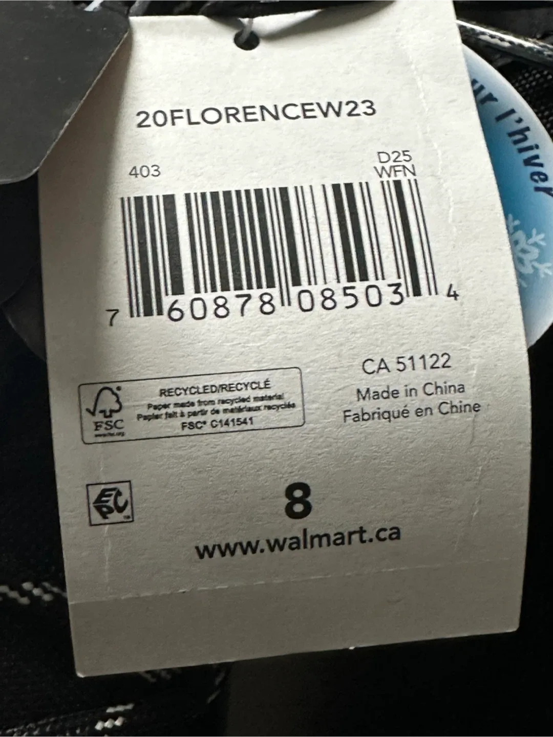 NEW! Heat-MX Black Winter Boots Size 8 image indicator(6)