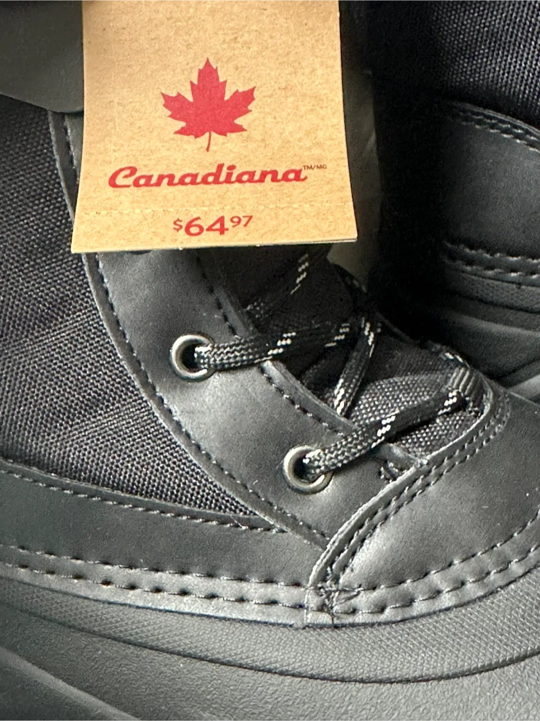 NEW! Heat-MX Black Winter Boots Size 8 image indicator(8)